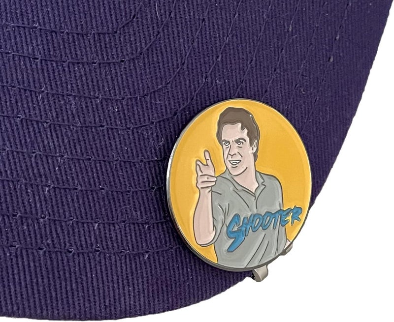 Balanced Co. . Funny Golf Hat Clip with Enamel Magnetic Ball Marker - Image 2